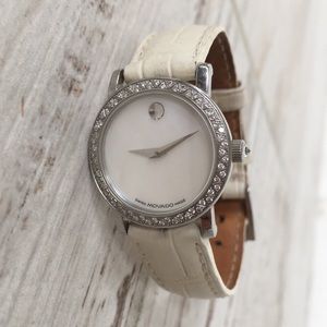 Movado Demi 24mm Diamond Bevel women’s watch